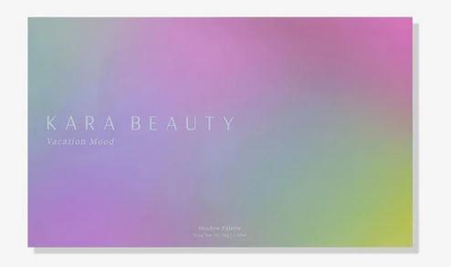 Vacation mood shadow palette - Kara beauty